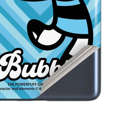 Cartoon Network Powerpuff Girls Bubbles Blue Hearts Galaxy S20 Fan Edition Skin